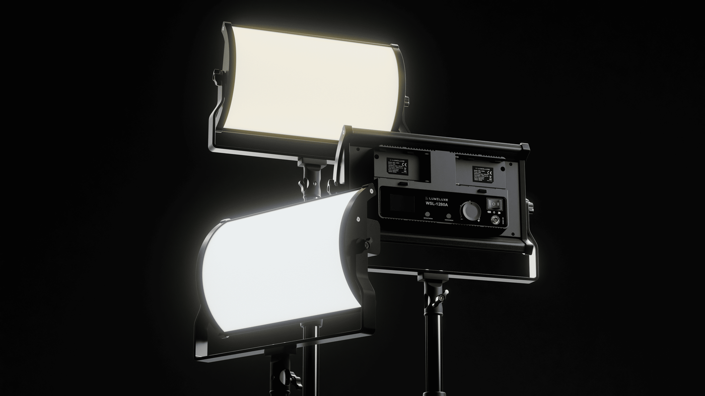 Lumiluxe LED makeup light front and back